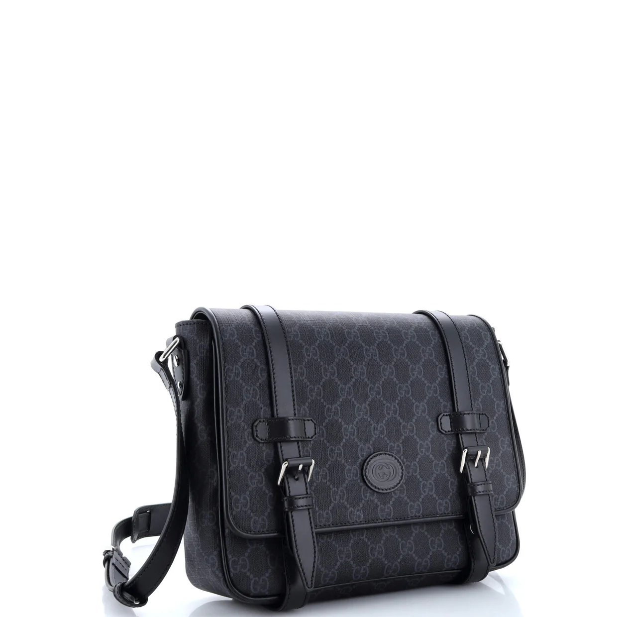 GG Messenger Bag GG Coated Canvas Medium - Deep Luxury