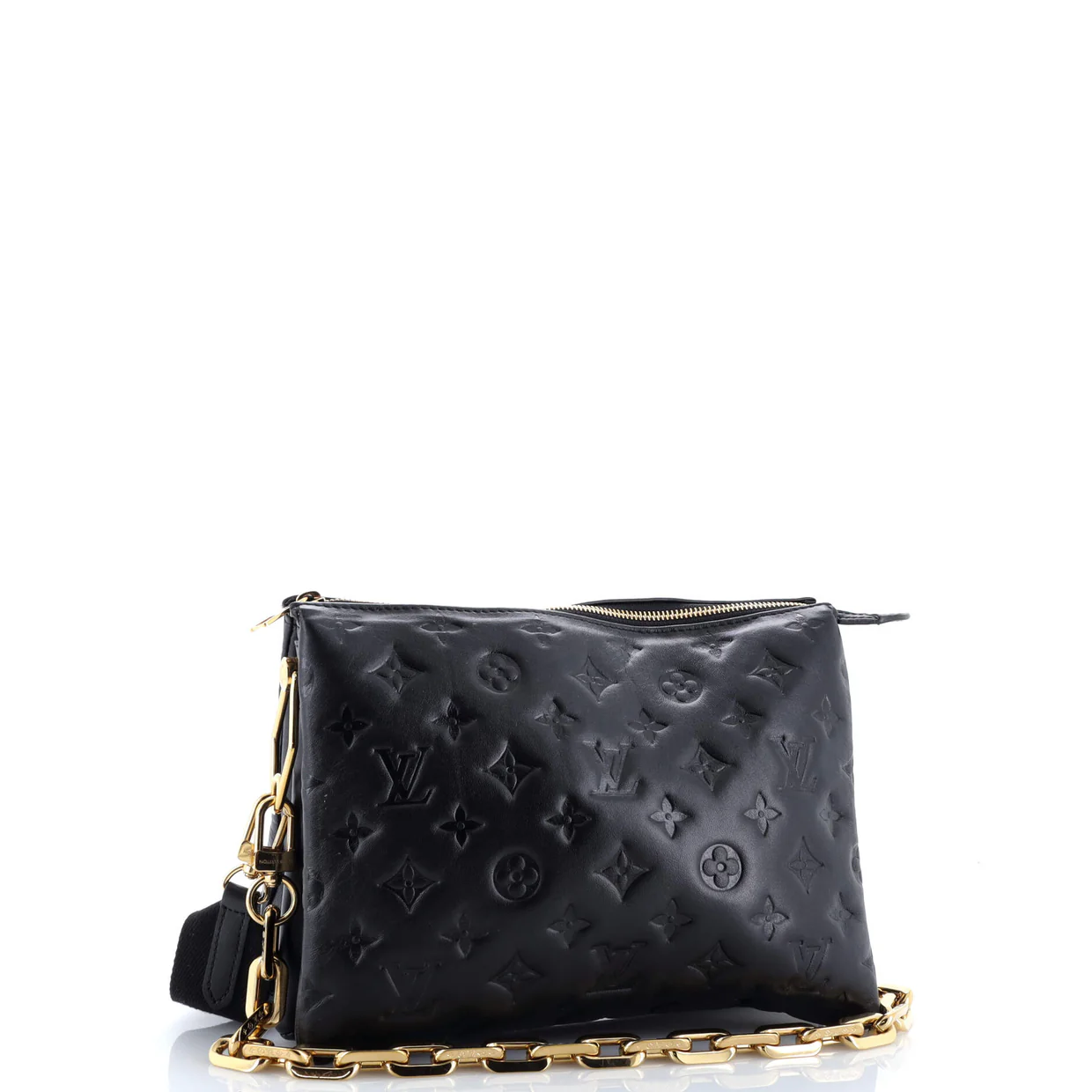 Coussin Bag Monogram Embossed Lambskin PM - Deep Luxury