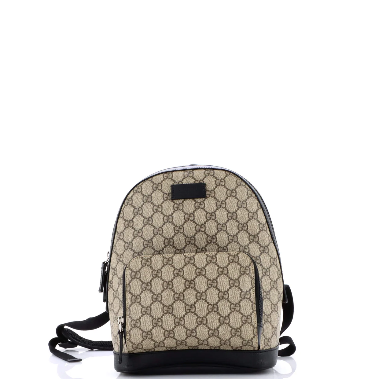Zip Pocket Backpack GG Coated Canvas Small - Deep Luxury