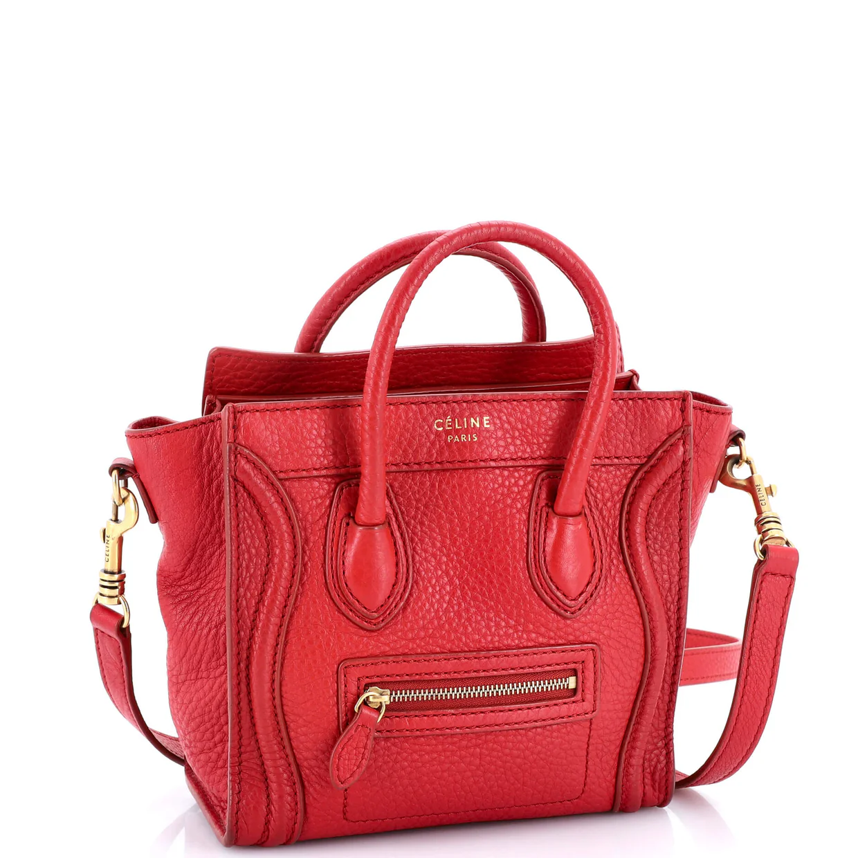 Luggage Bag Grainy Leather Nano - Deep Luxury