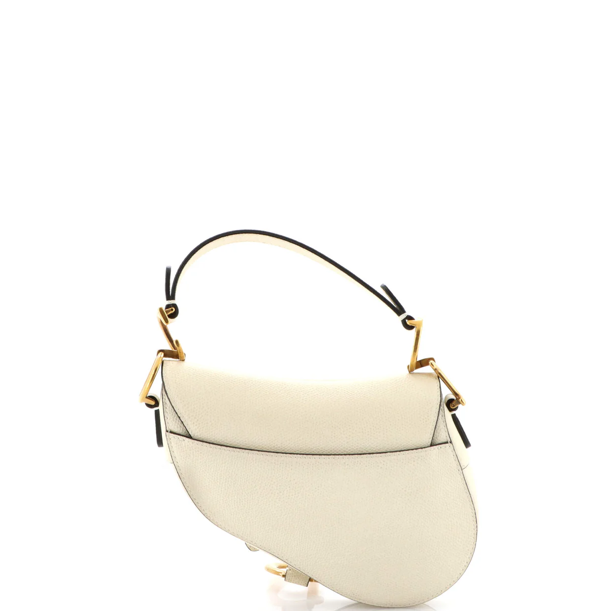 Saddle Handbag Leather Mini - Deep Luxury