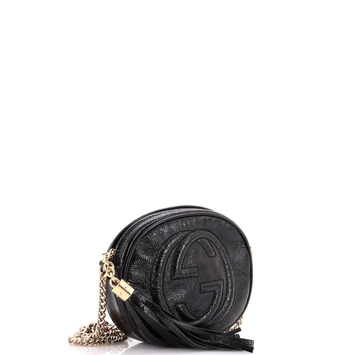 Soho Chain Bag Patent Mini - Deep Luxury