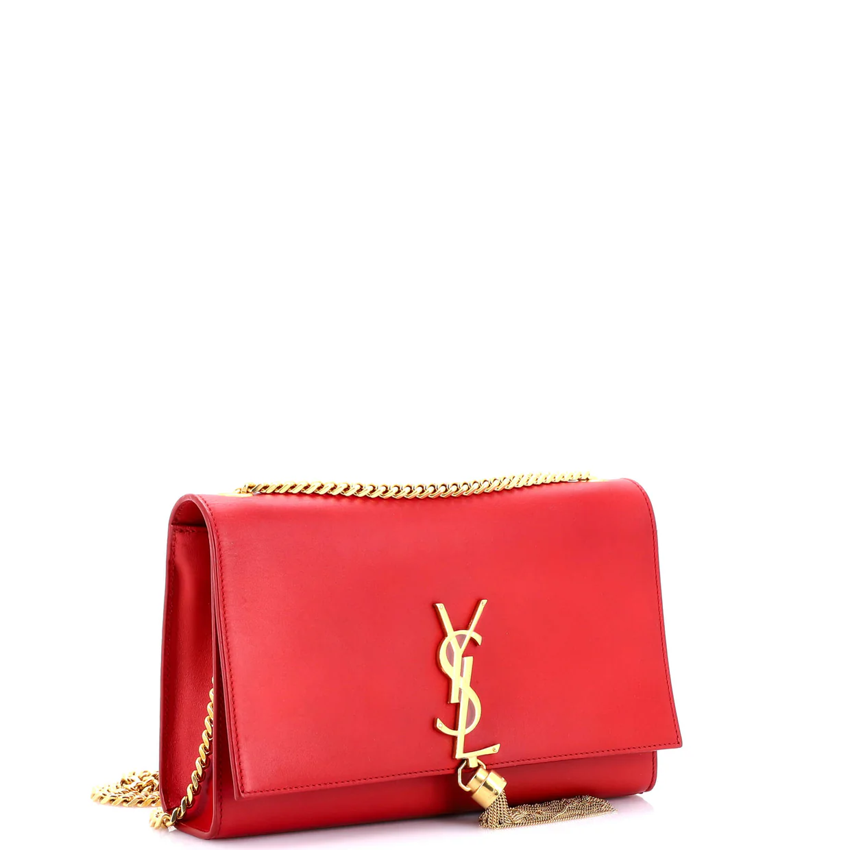 Classic Monogram Tassel Crossbody Bag Leather Medium - Deep Luxury