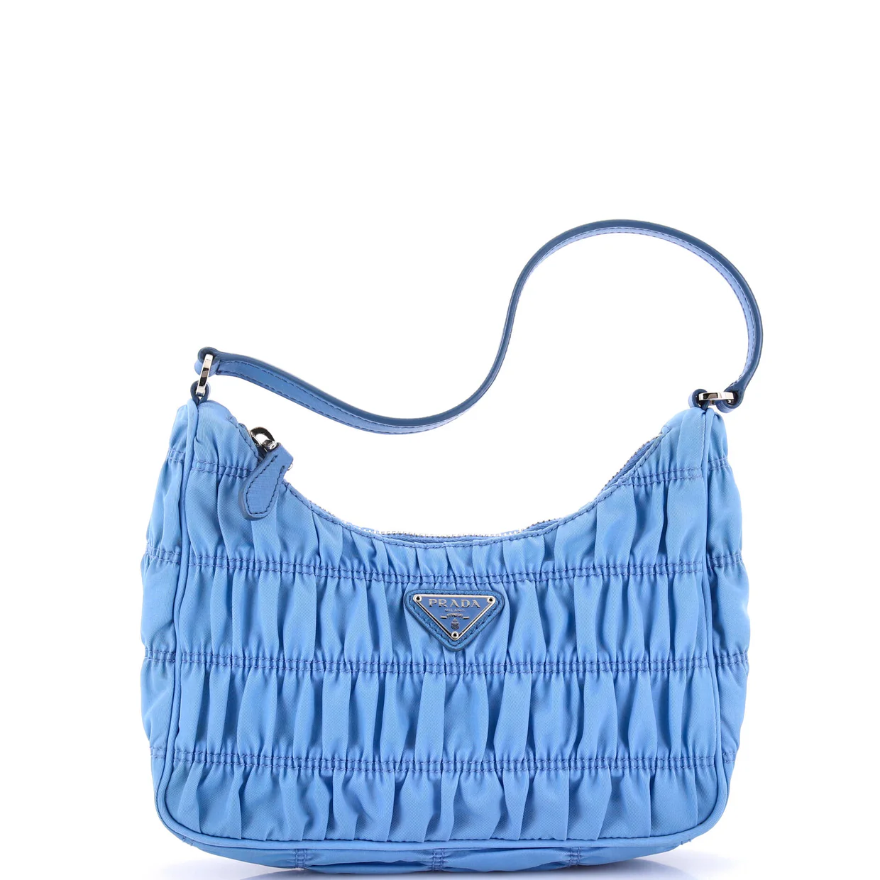 Hobo Tessuto Gaufre with Saffiano Mini - Deep Luxury