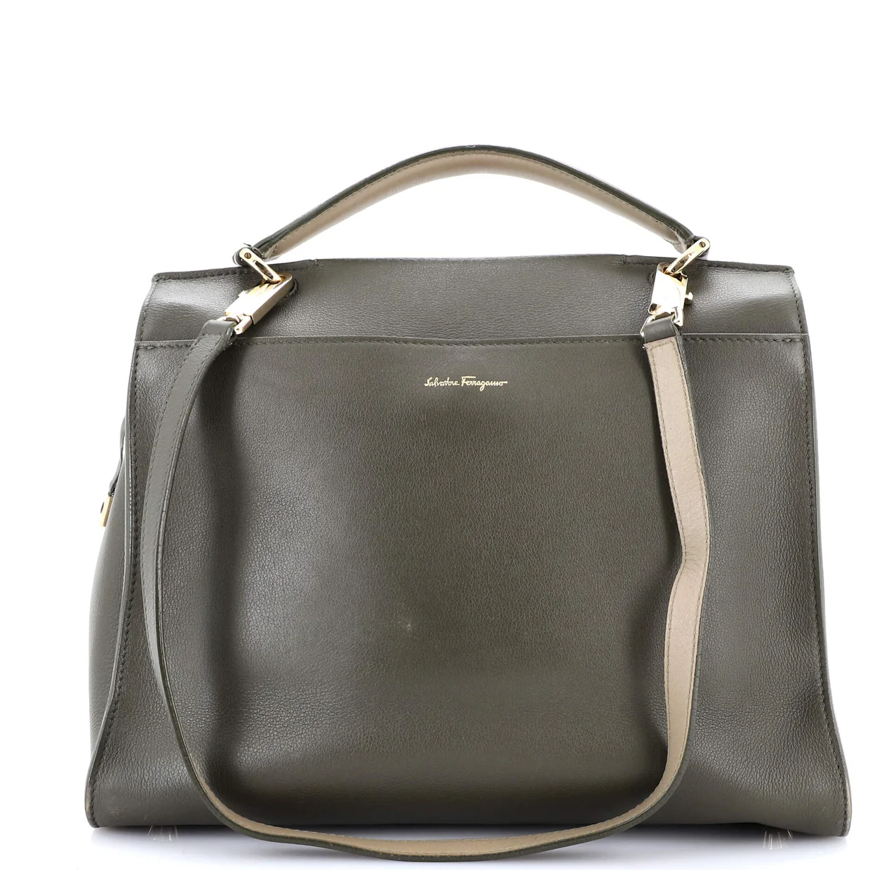 Jet Set Top Handle Bag Leather Large - Deep Luxury