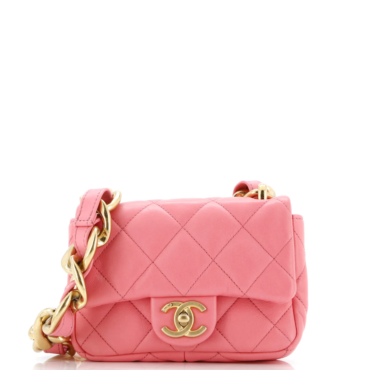 Funky Town Flap Bag Quilted Lambskin Mini - Deep Luxury