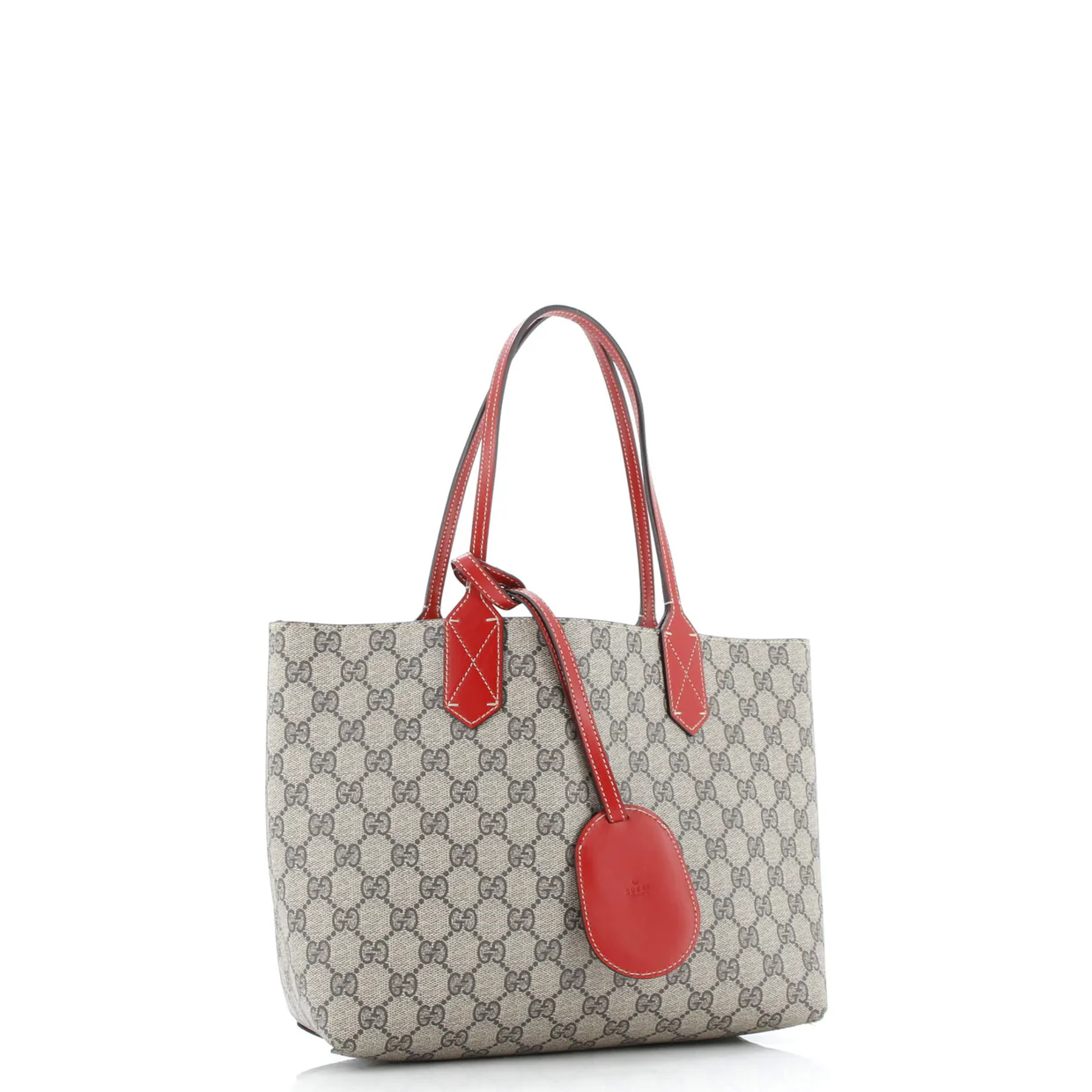 Reversible Tote GG Print Leather Small - Deep Luxury