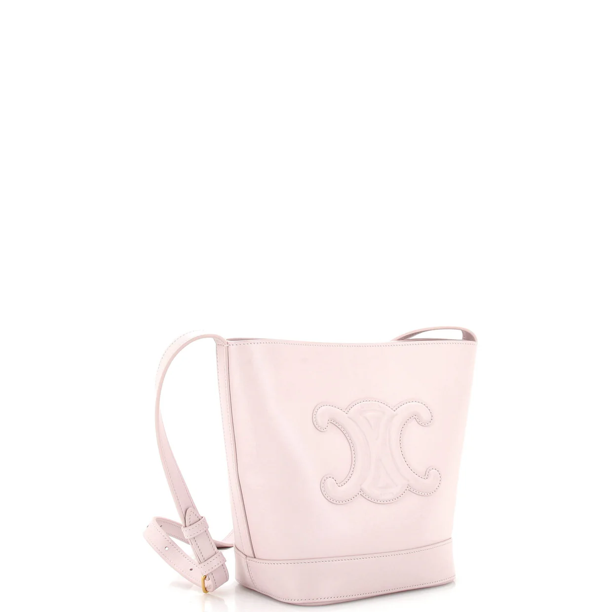 Cuir Triomphe Bucket Bag Leather Small - Deep Luxury