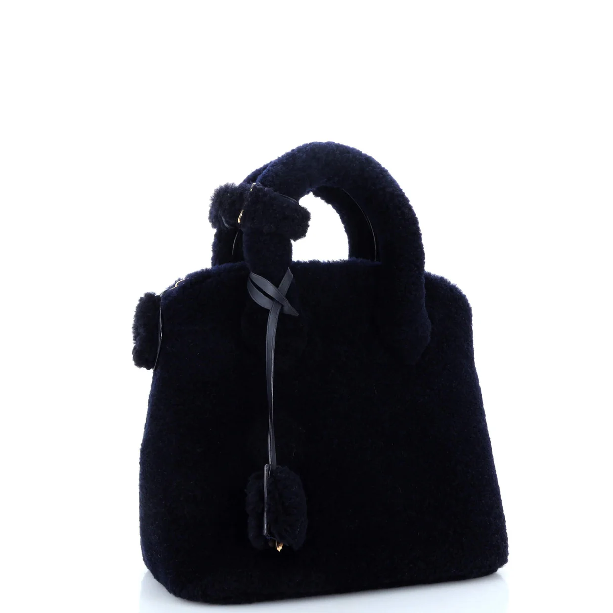 Lockit Handbag Shearling - Deep Luxury