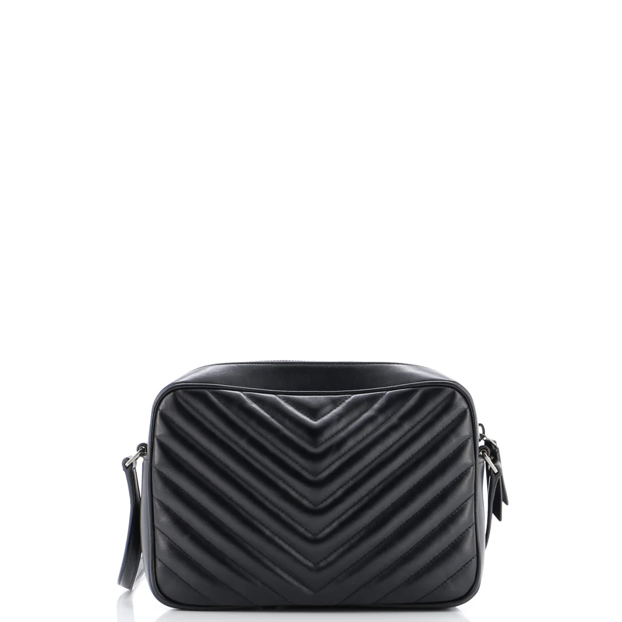 Lou Camera Bag Matelasse Chevron Leather Small - Deep Luxury