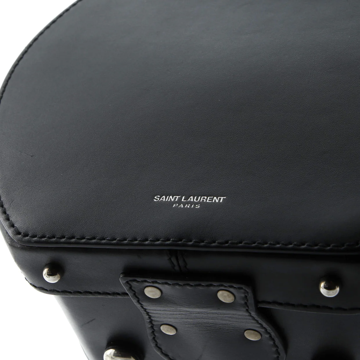 Mica Hatbox Bag Leather Small - Deep Luxury