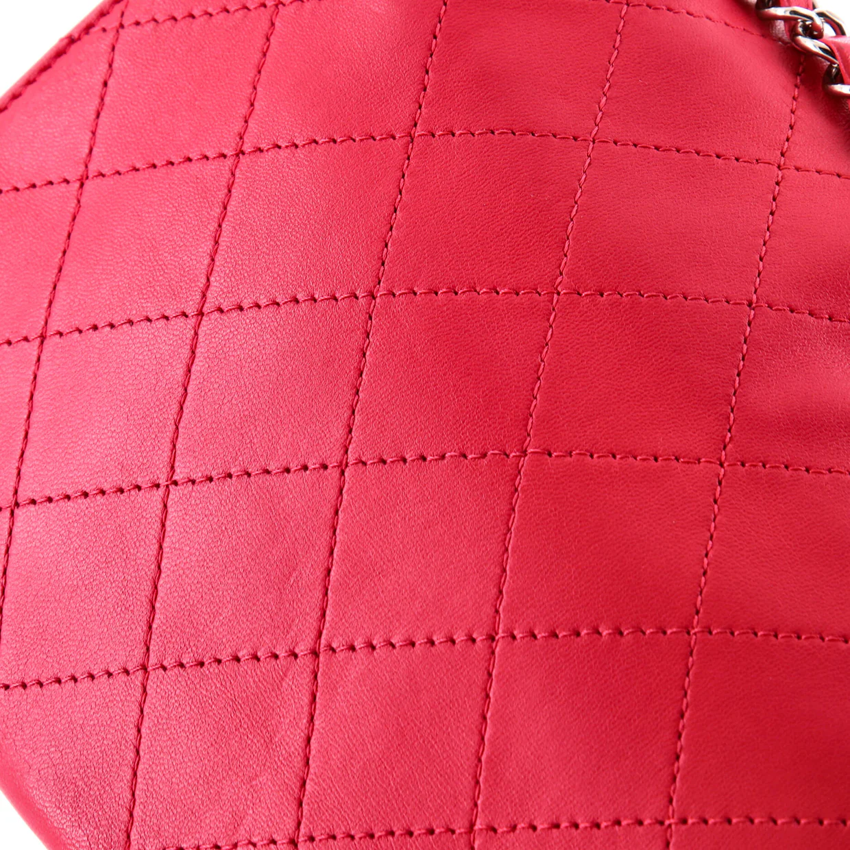 3 Compartment Double Flap Bag Stitched Calfskin Medium - Deep Luxury