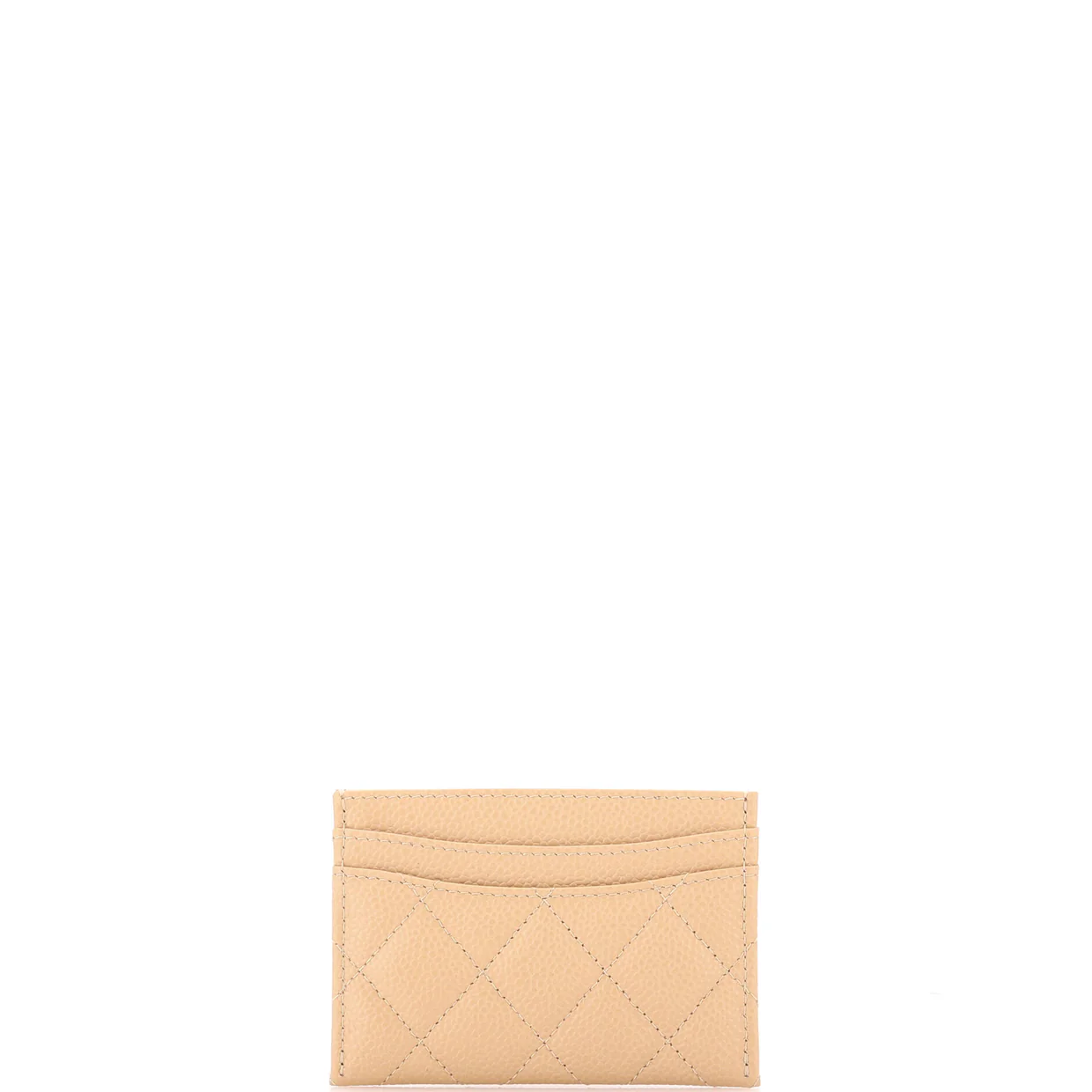 Classic Card Holder Quilted Caviar - Deep Luxury
