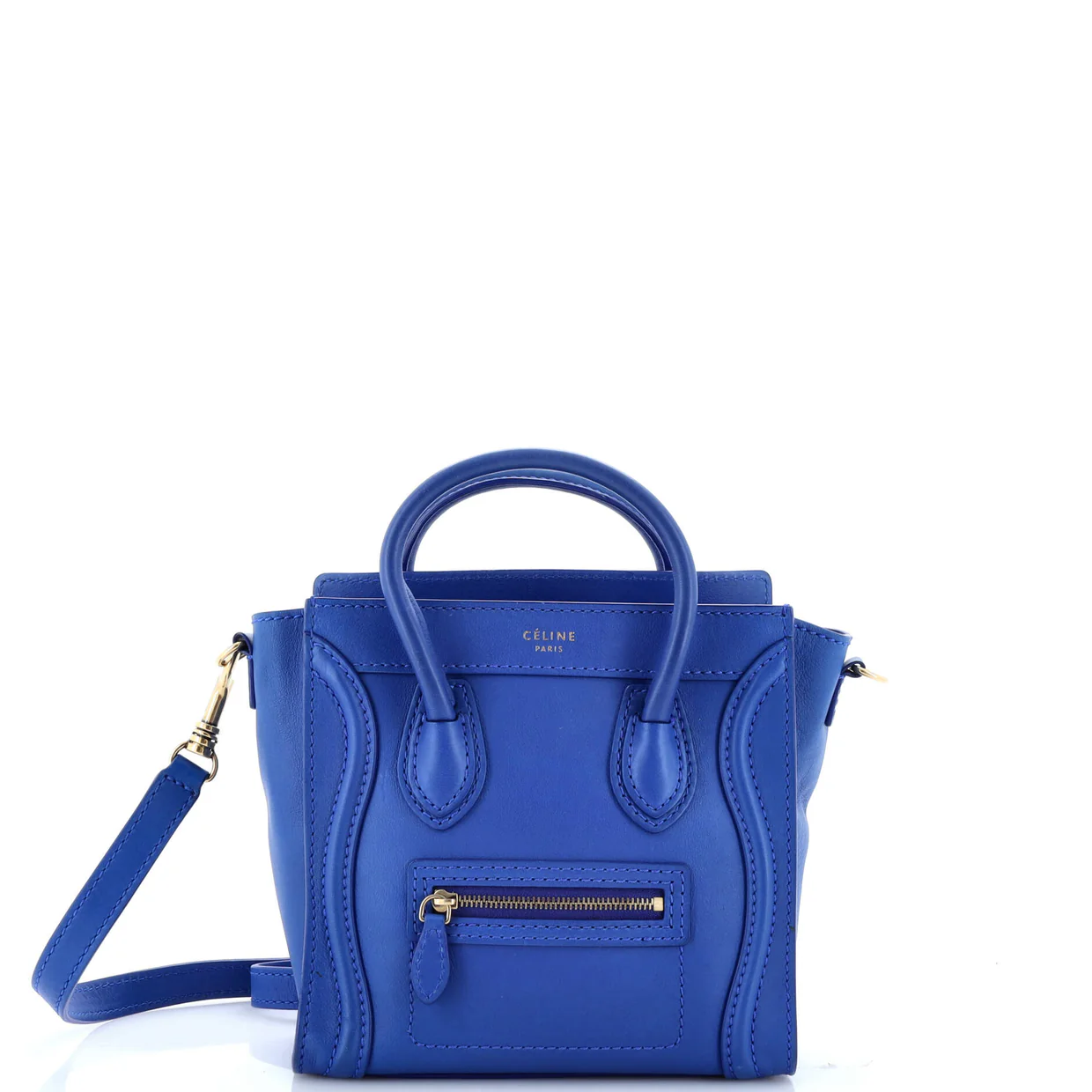 Luggage Bag Smooth Leather Nano - Deep Luxury