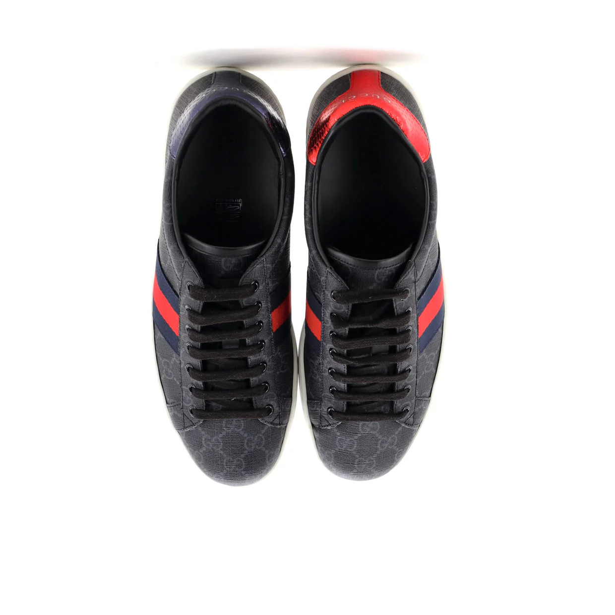 Ace Sneakers GG Coated Canvas - Deep Luxury