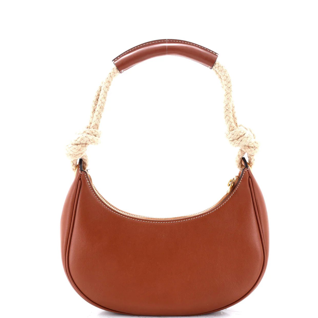 Ava Rope Bag Leather Medium - Deep Luxury