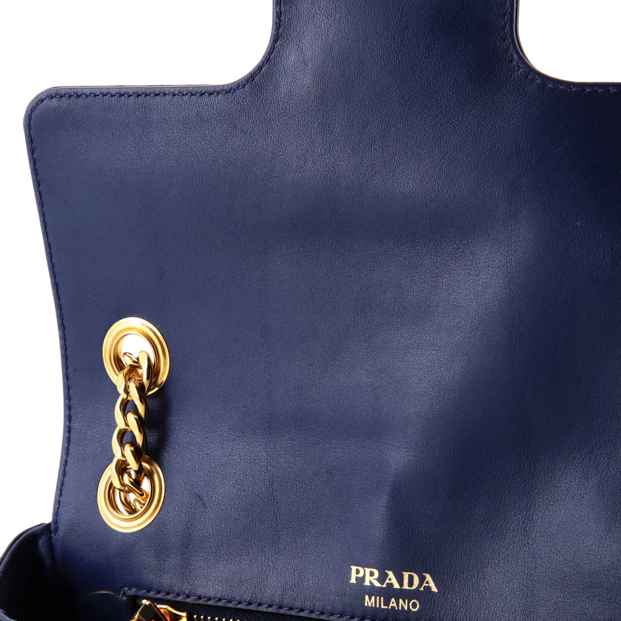Pattina Flap Shoulder Bag Saffiano Leather Small - Deep Luxury