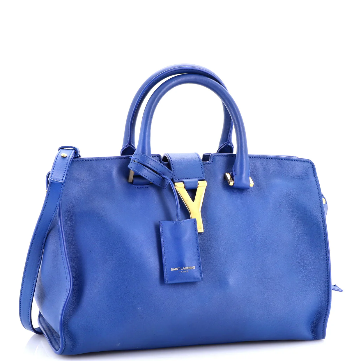 Classic Y Cabas Leather Small - Deep Luxury