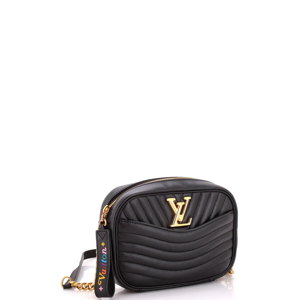 New Wave Camera Bag Quilted Leather - Deep Luxury