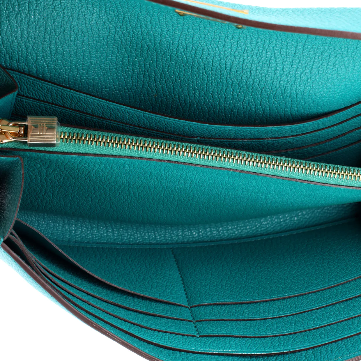 Kelly Wallet Chevre Mysore Long - Deep Luxury