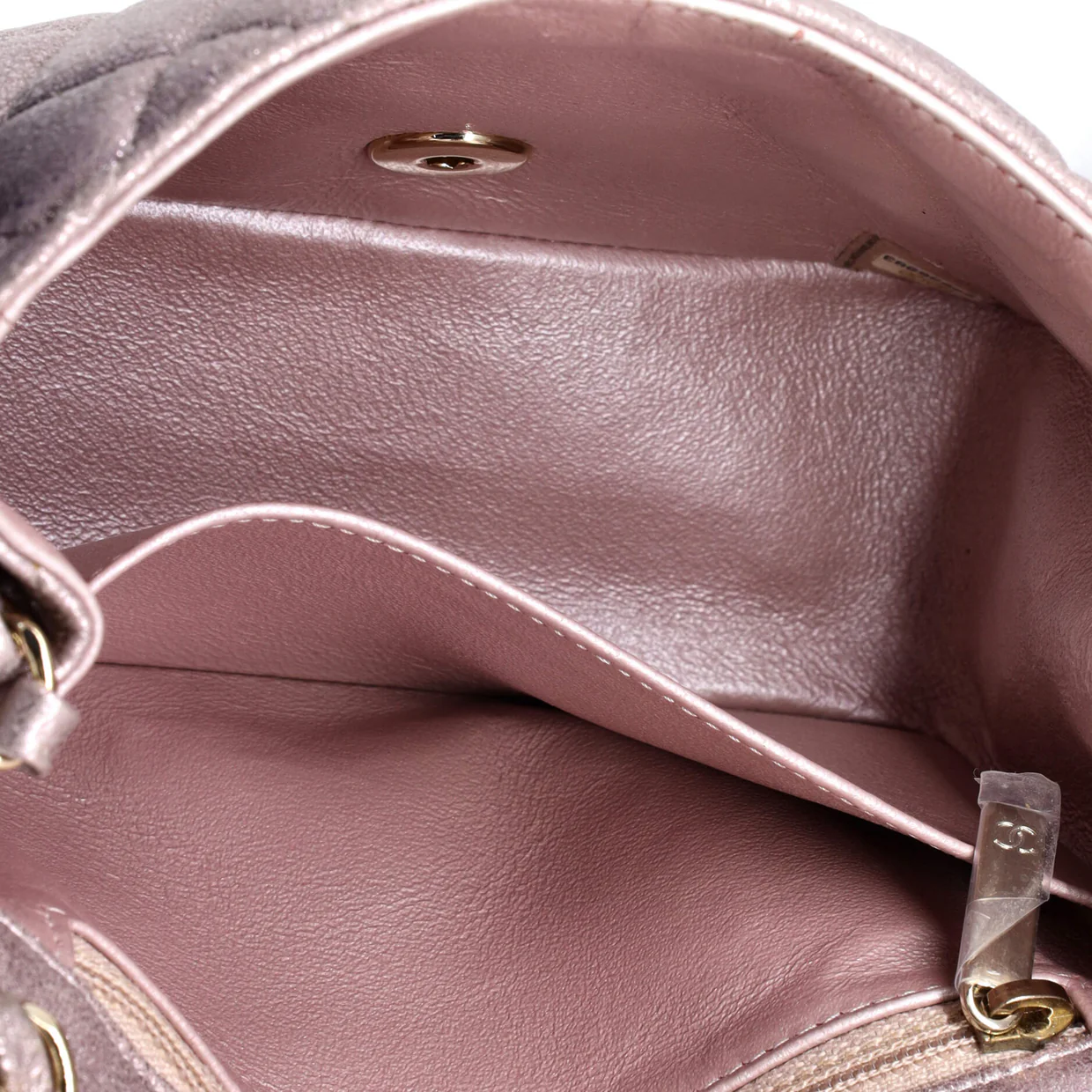 Square Classic Single Flap Bag Quilted Goatskin Mini - Deep Luxury