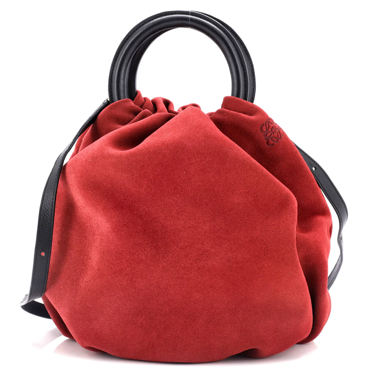 Bounce Bag Suede and Leather Small - Deep Luxury
