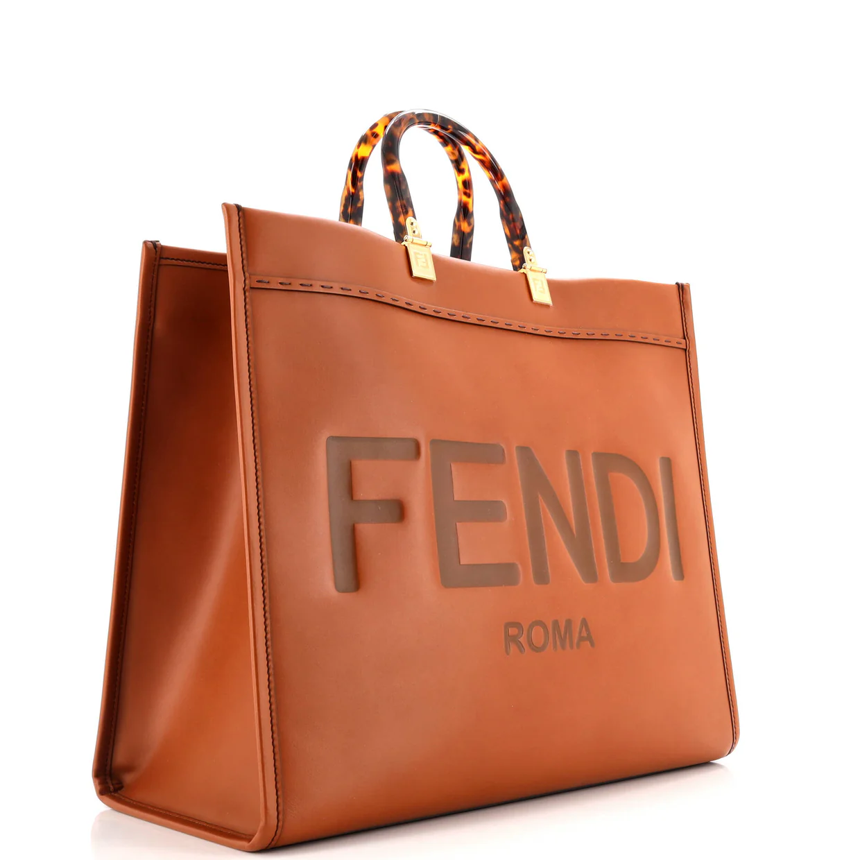 Sunshine Shopper Tote Leather Large - Deep Luxury