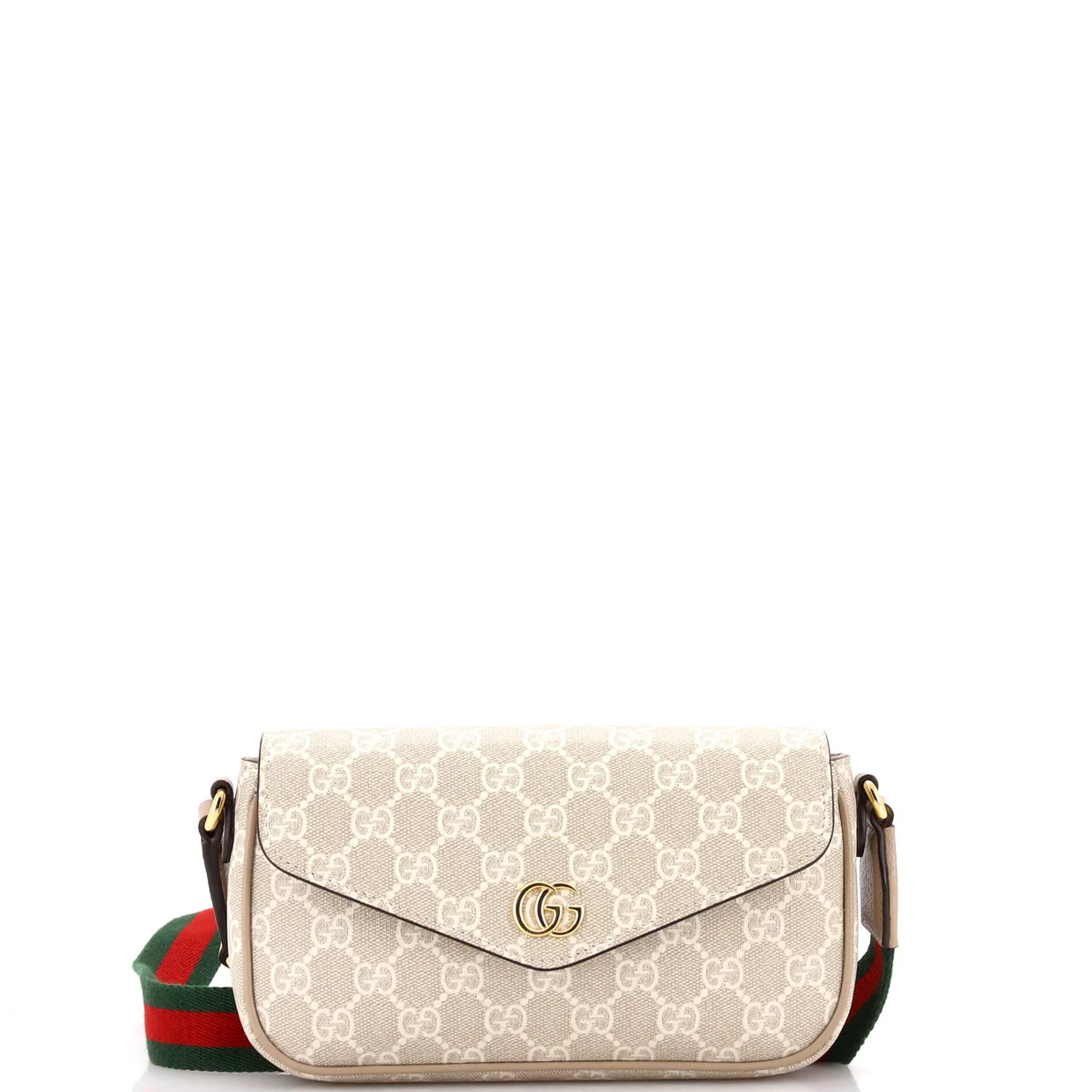 Ophidia Envelope Flap Shoulder Bag GG Coated Canvas Mini - Deep Luxury