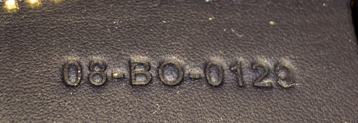 Diorama Wallet on Chain Studded Leather - Deep Luxury