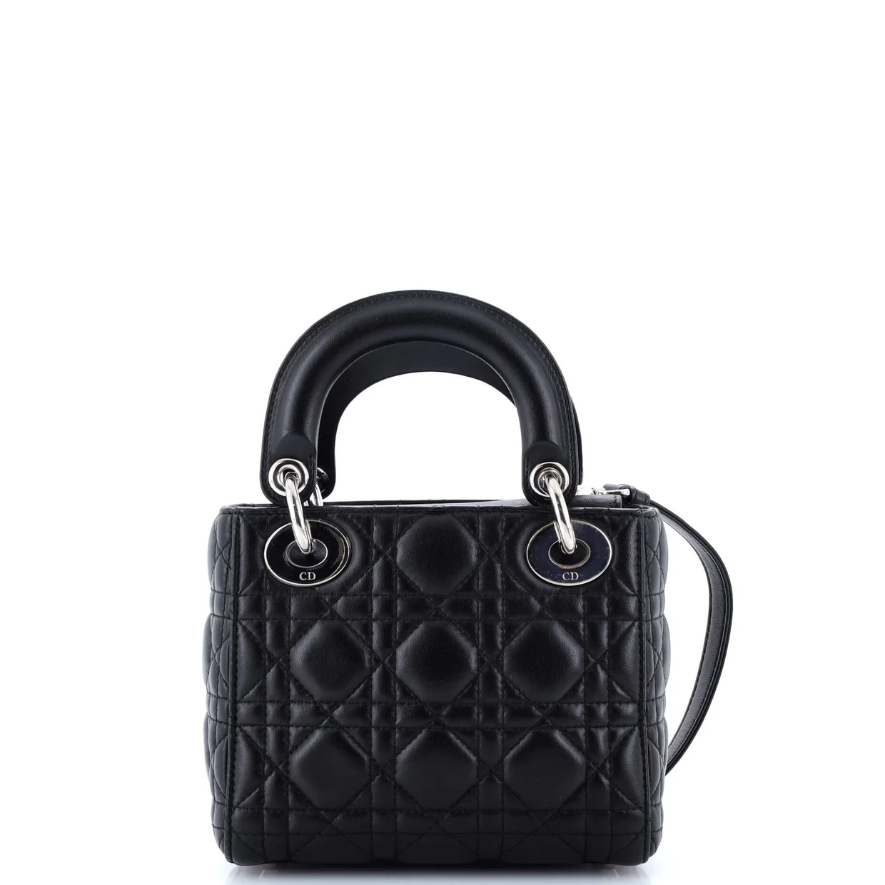 Lady Dior Bag Cannage Quilt Lambskin Mini - Deep Luxury