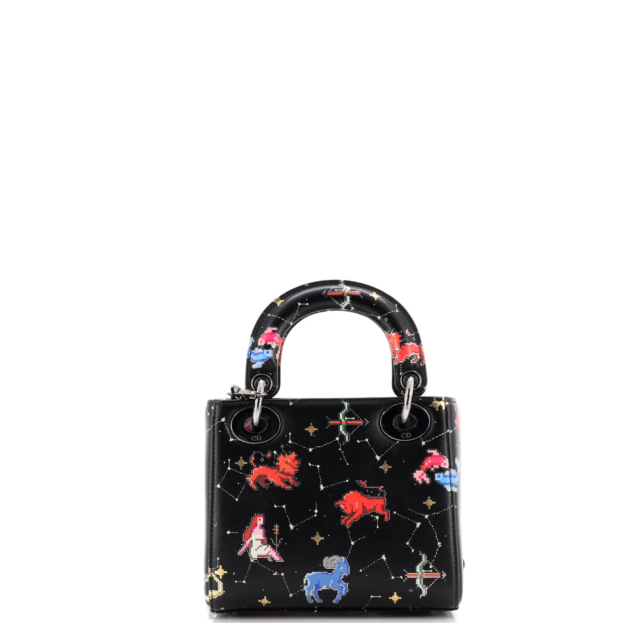 Lady Dior Bag Printed Leather Mini - Deep Luxury