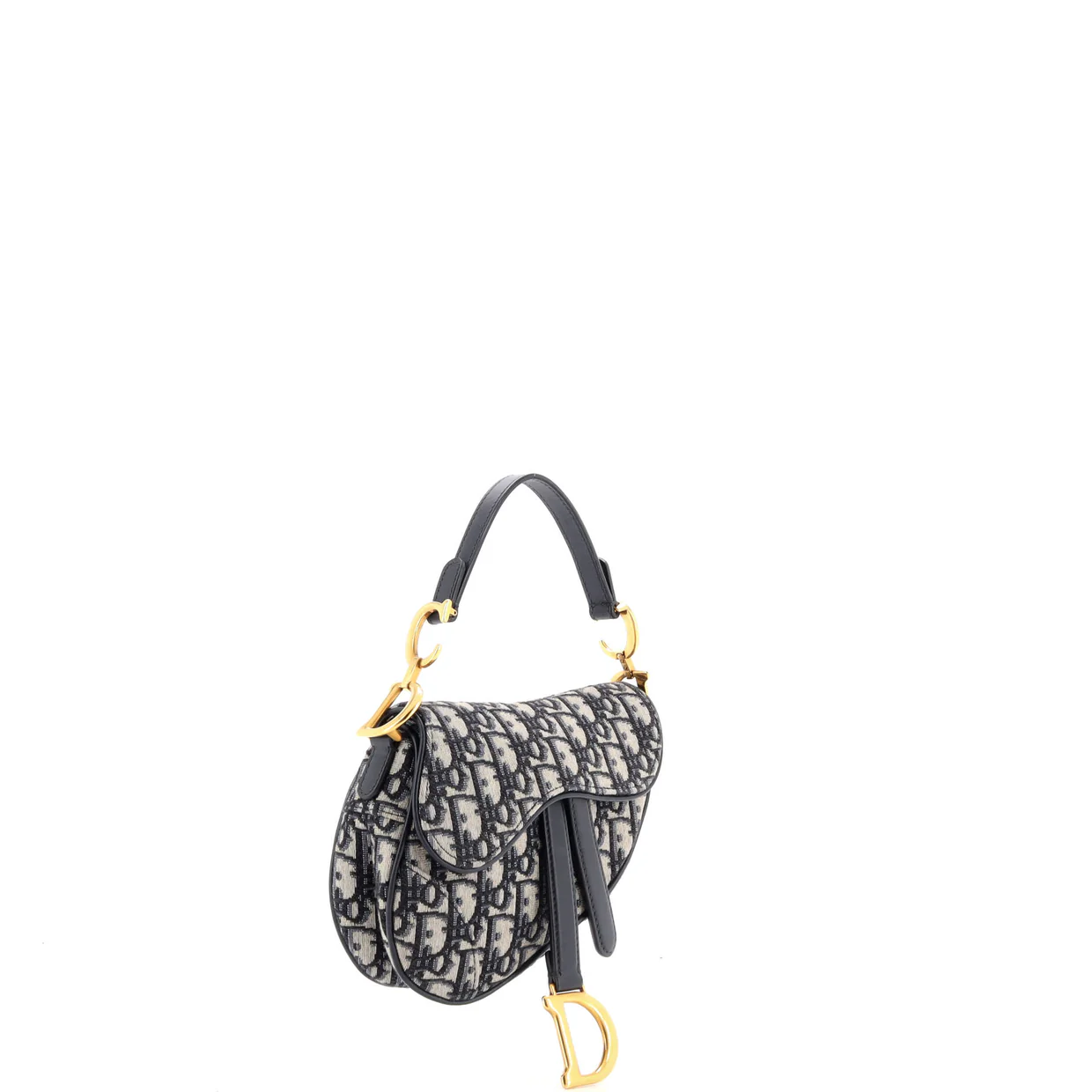Saddle Handbag Oblique Canvas Mini - Deep Luxury