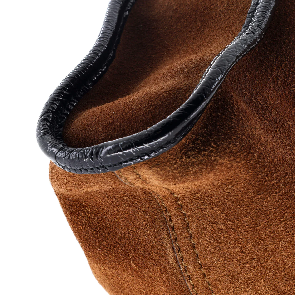 Rajah Chain Tote Suede Large - Deep Luxury