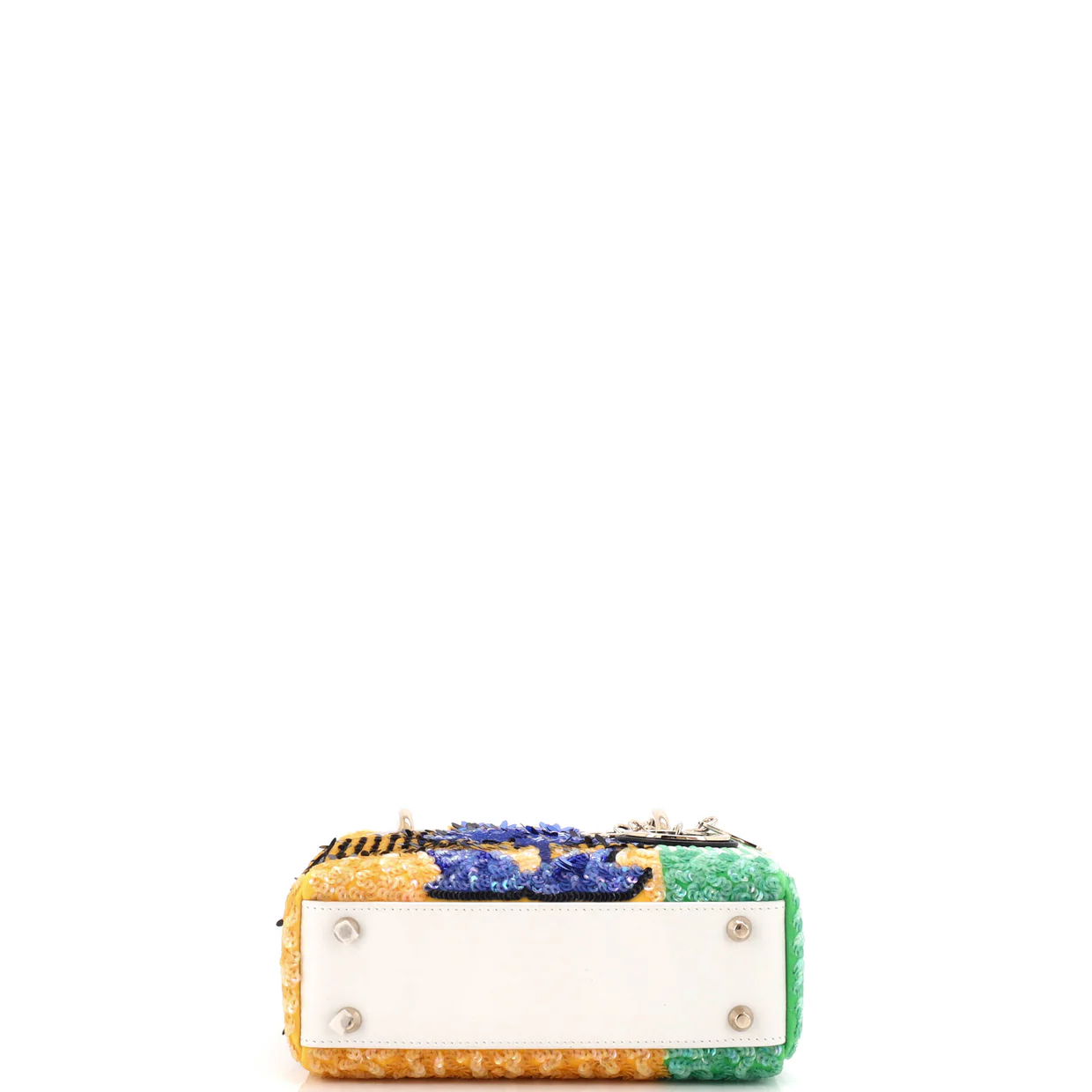 Lady Dior Chain Bag Flower Pop Embellished Sequin Mini - Deep Luxury