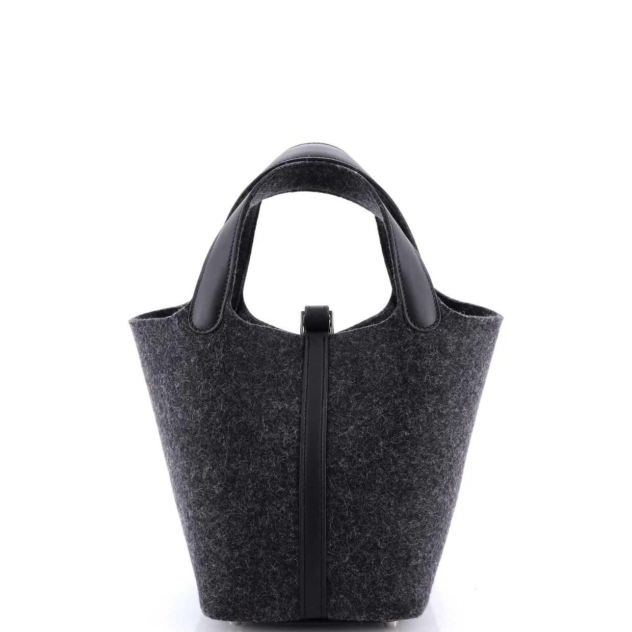 Picotin Lock Bag Felt with Leather PM - Deep Luxury