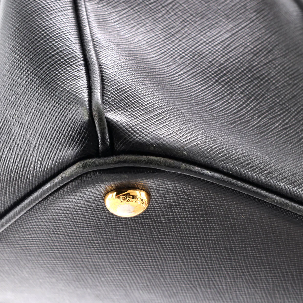 Double Zip Lux Tote Saffiano Leather Large - Deep Luxury
