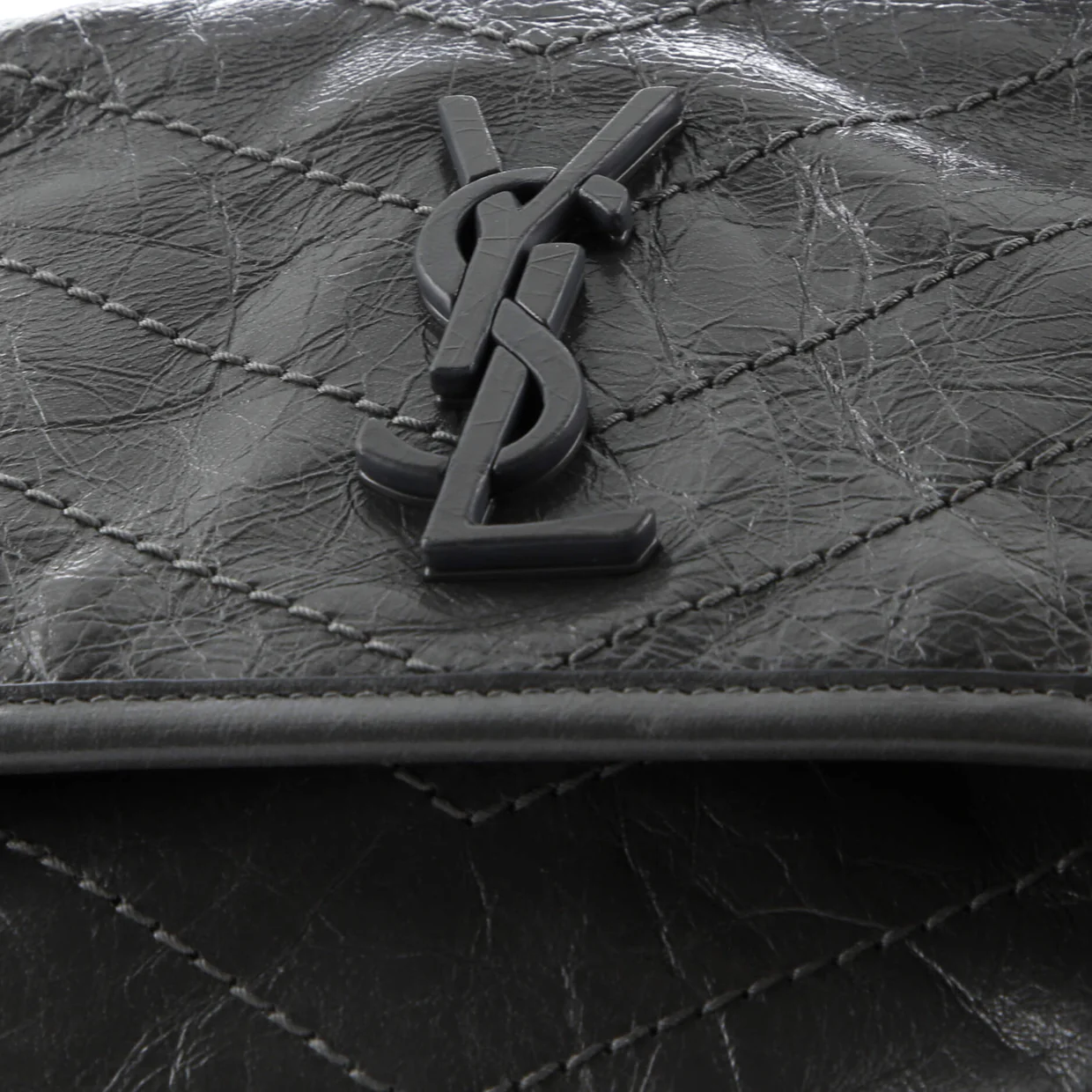 Niki Chain Flap Bag Matelasse Chevron Leather Baby - Deep Luxury