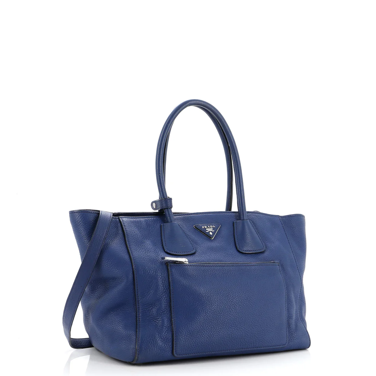 Front Pocket Wing Convertible Tote Vitello Daino - Deep Luxury