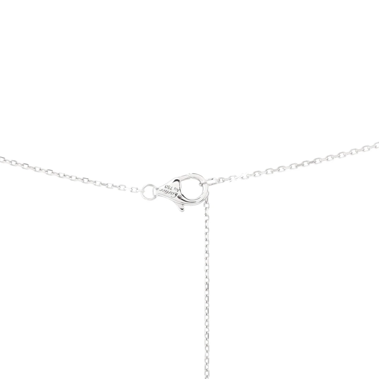 C de Cartier Necklace 18K White Gold and Diamond 0.23CT - Deep Luxury