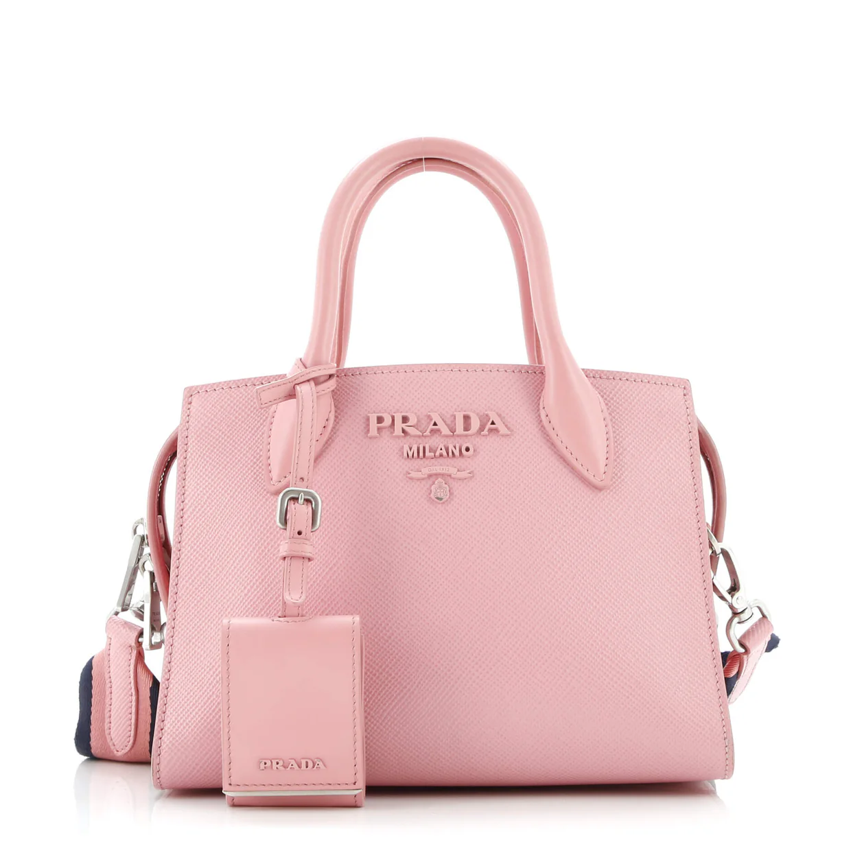 Monochrome Tote Saffiano with City Calf Mini - Deep Luxury