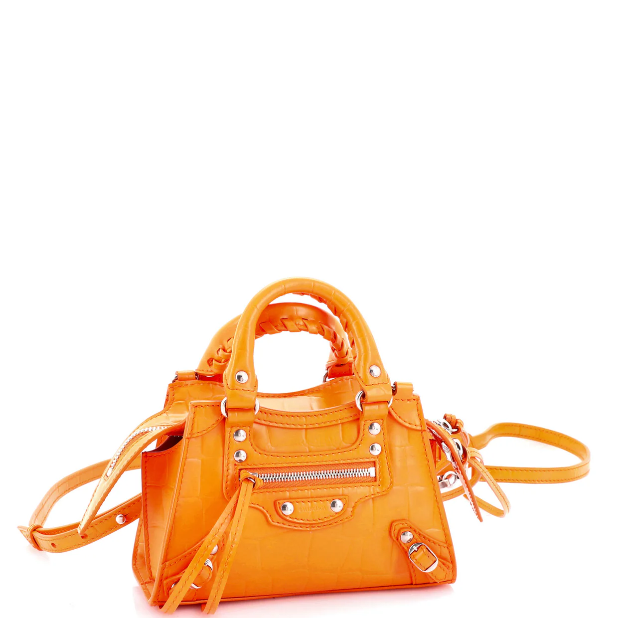 Neo Classic City Bag Crocodile Embossed Leather Nano - Deep Luxury