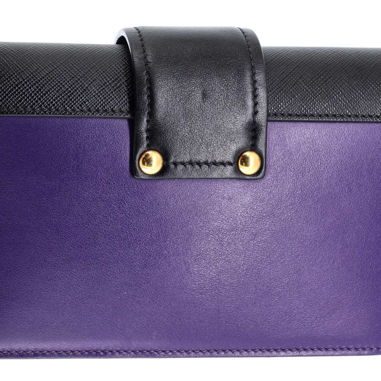 Cahier Chain Clutch City Calf and Saffiano - Deep Luxury