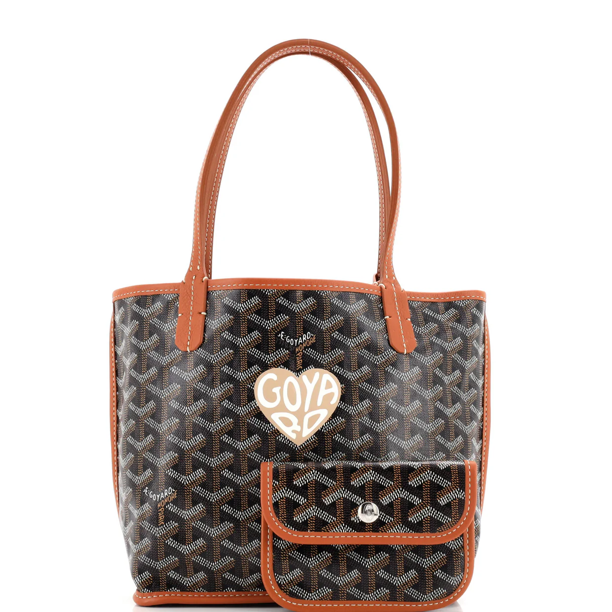 Anjou Reversible Tote Printed Coated Canvas Mini - Deep Luxury