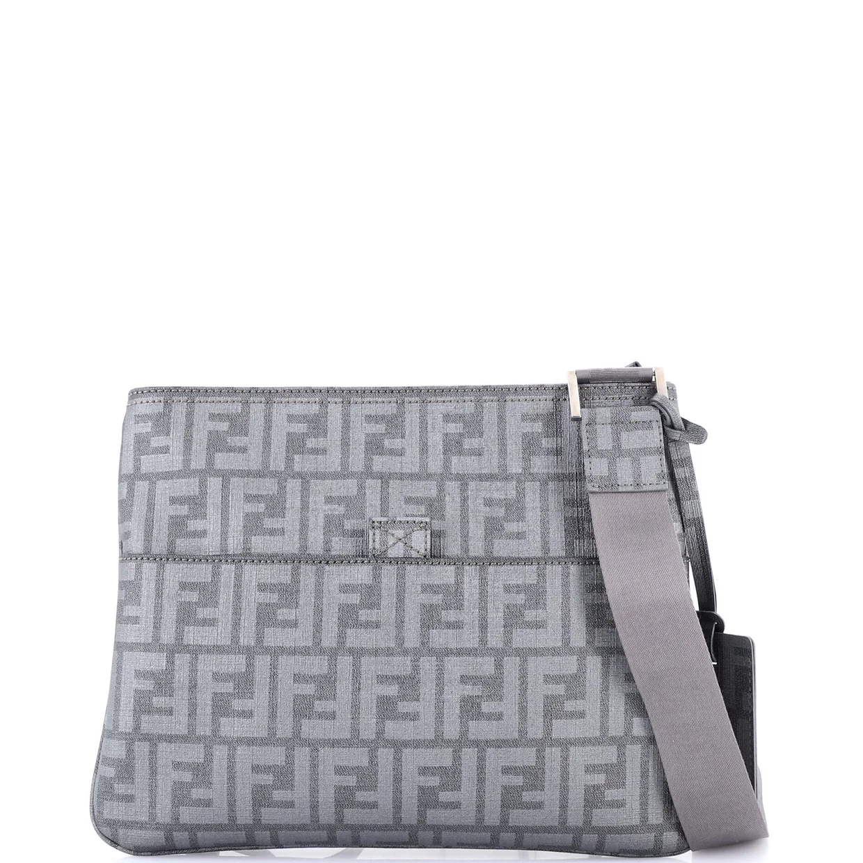 Slip Pocket Messenger Zucca Coated Canvas Medium - Deep Luxury