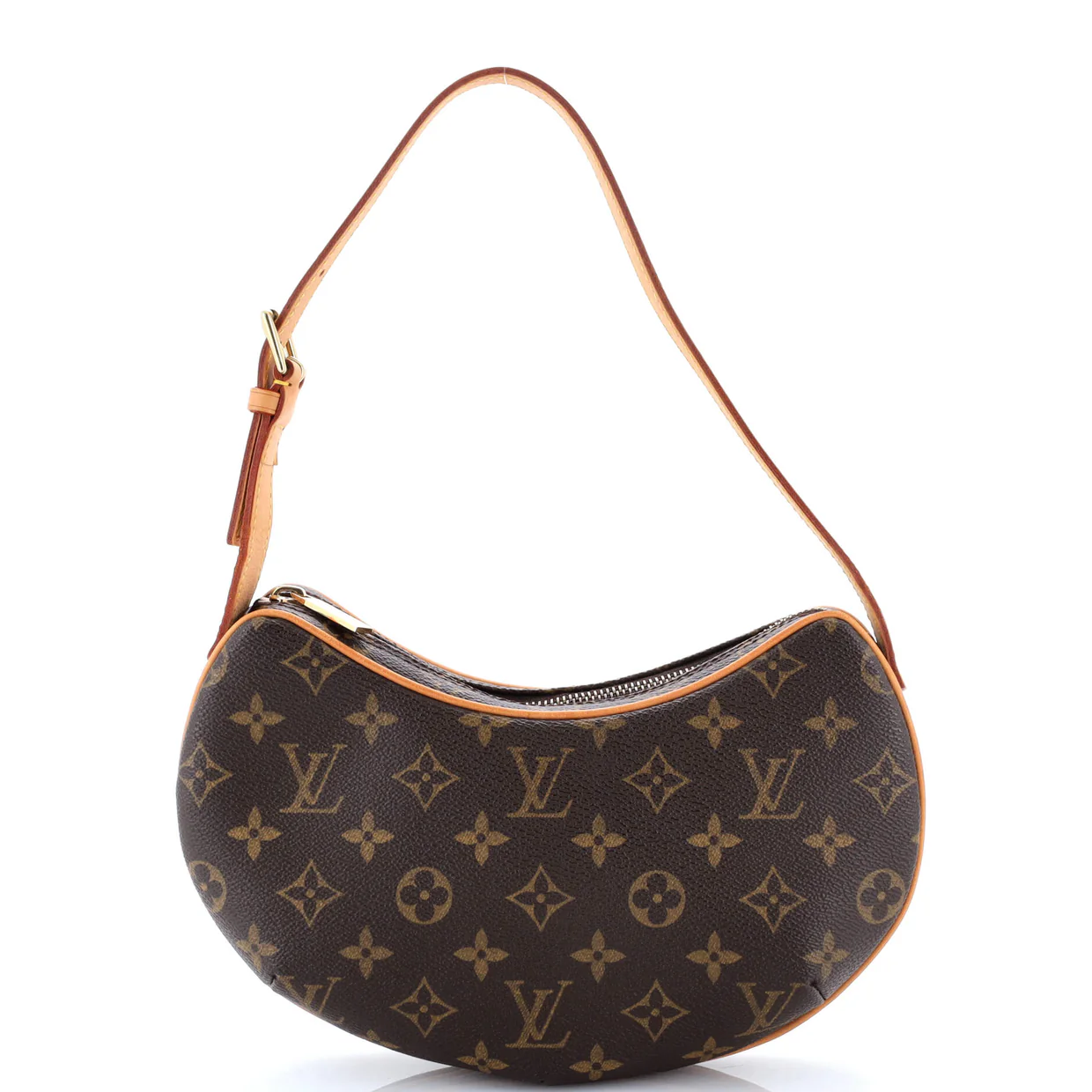 Croissant Handbag Monogram Canvas PM - Deep Luxury