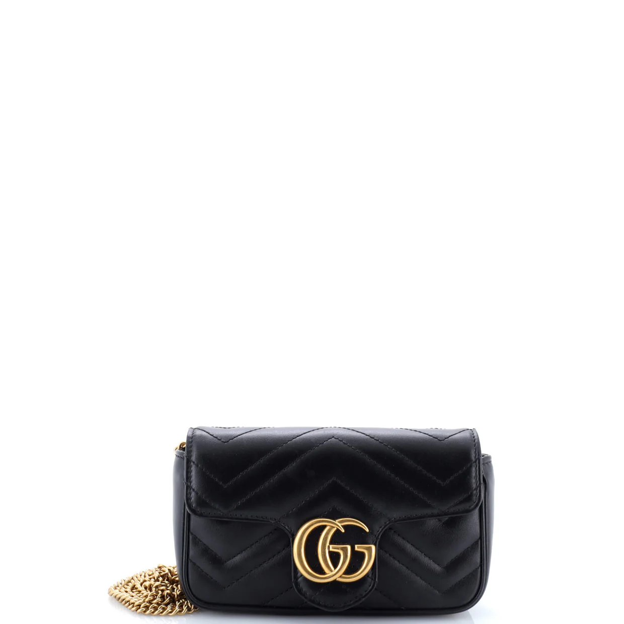 GG Marmont Flap Bag Matelasse Leather Super Mini - Deep Luxury