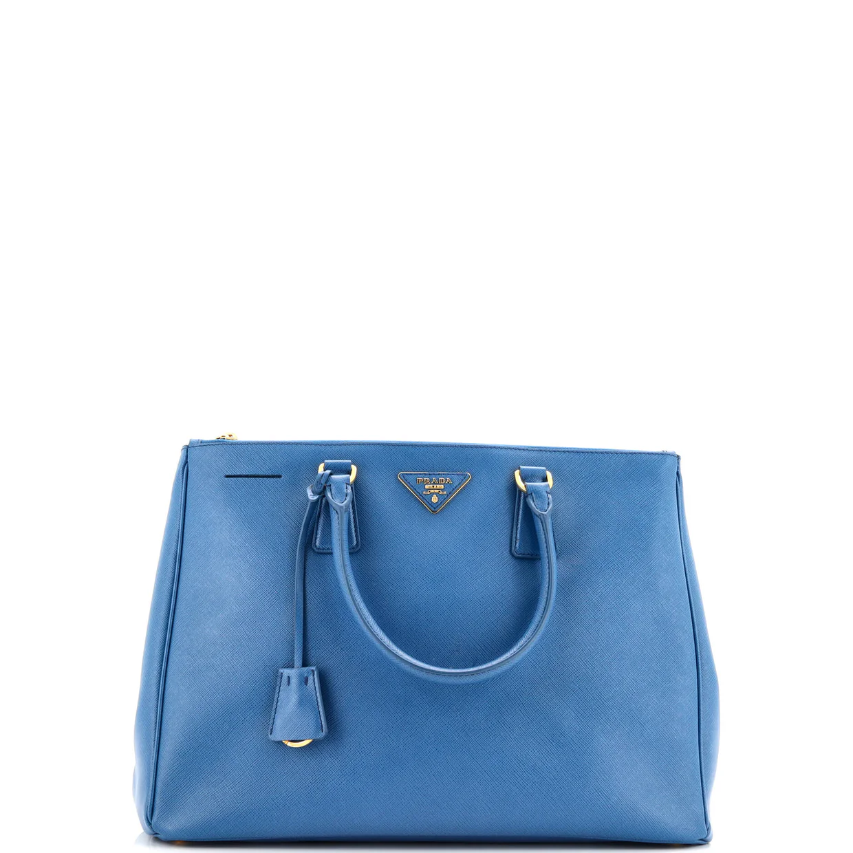 Double Zip Lux Tote Saffiano Leather Large - Deep Luxury