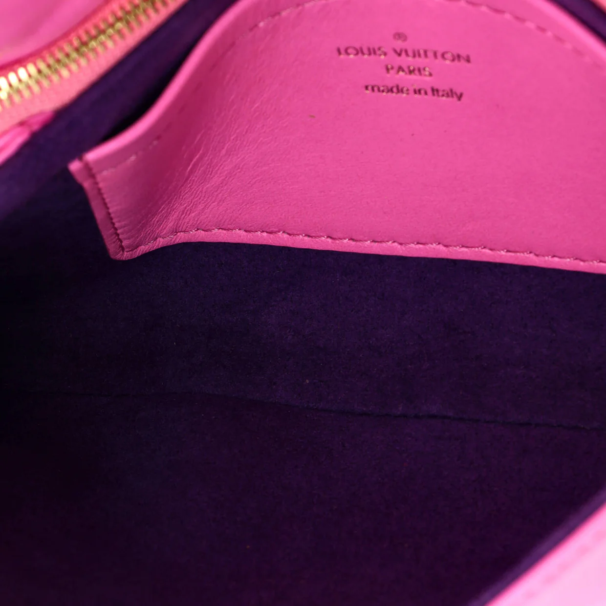 Coussin Pochette Monogram Embossed Lambskin - Deep Luxury