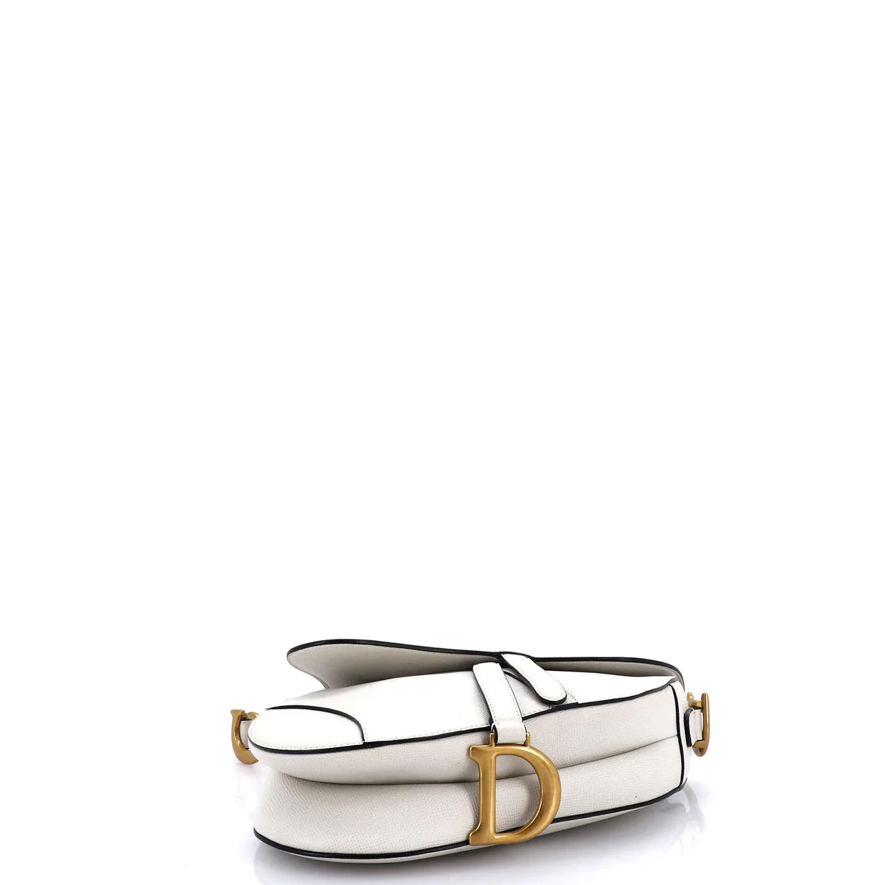 Saddle Handbag Leather Medium - Deep Luxury