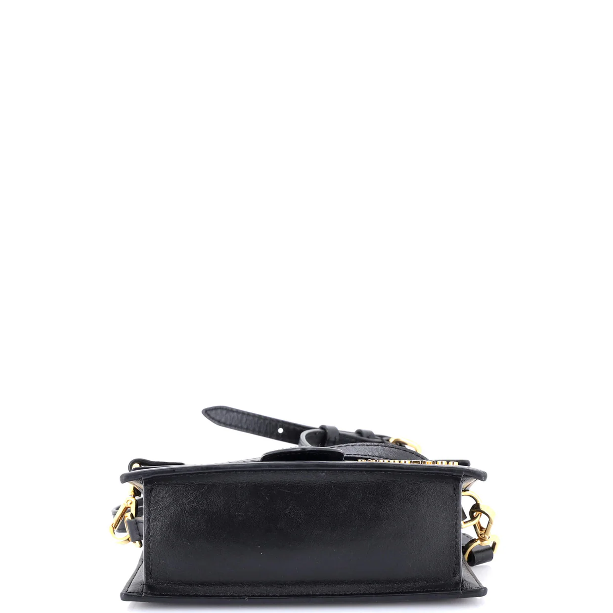 Le Bambino Top Handle Flap Bag Leather - Deep Luxury